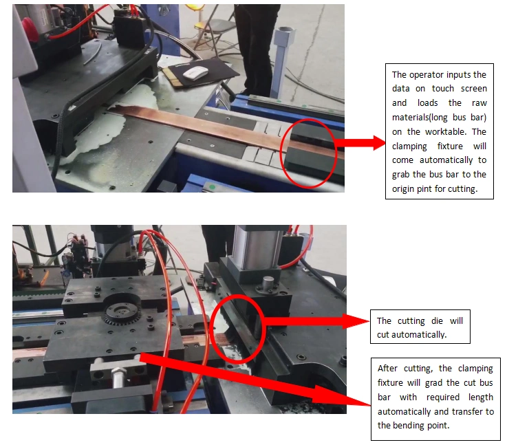 CNC Busbar Processing Machinery Hydraulic Copper Bar Punching Bending Shearing Machine